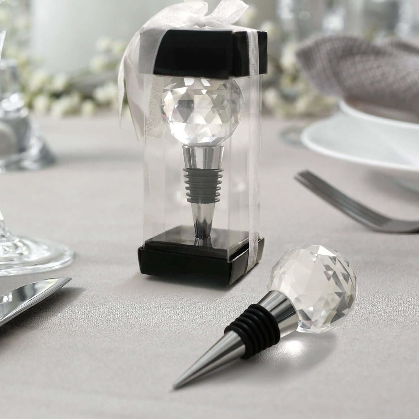 Faux Crystal Ball Winestopper